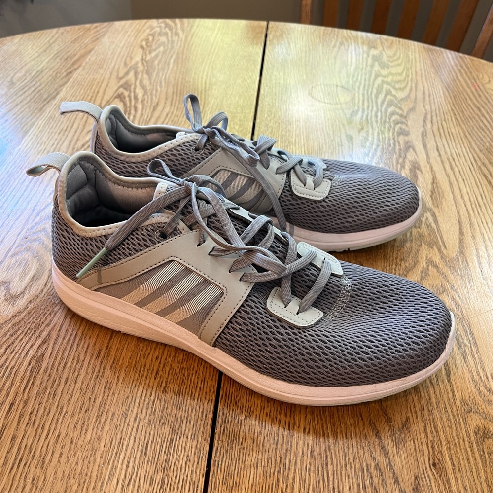 Adidas Gray Mesh Sneakers